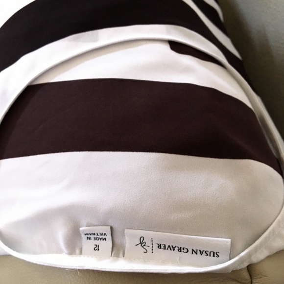 Sue Graver Black & White Top - Picture 7 of 7